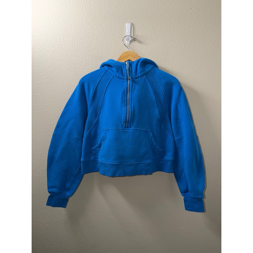 Women's Lululemon Scuba Cropped Quarter Zip Hoodie Size XS/Small